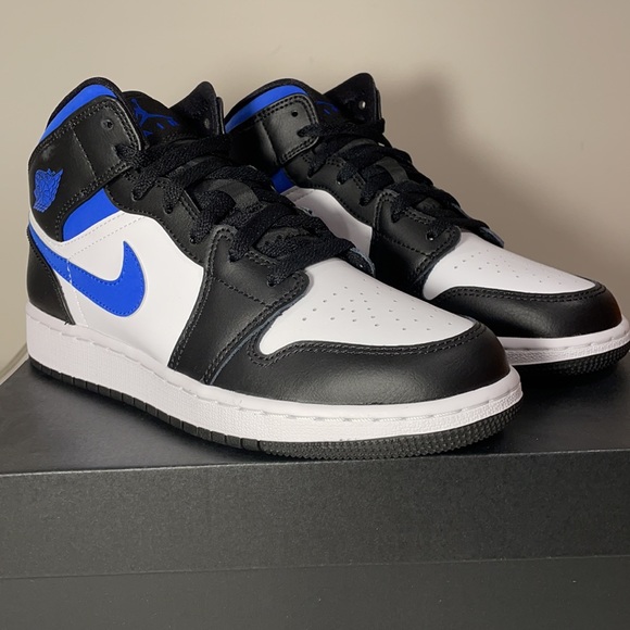 Jordan 1 Mid Racer Blue - Picture 3 of 8